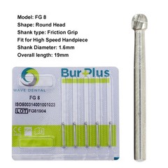 Wave Dental Surgical Burs 25mm Carbide FG Bur Round Taper Straight High Speed