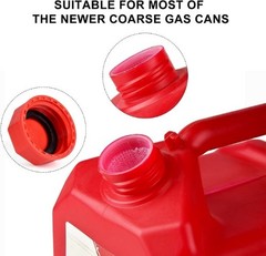 Gas Can Cap Replacement (2 Kit-Red), High Compatibility Size: 2 kitsColor: Red