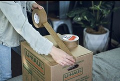 U-Haul Moving Box Paper Tape (Ideal for Moving, Packing, Storage Boxes) – Pack o