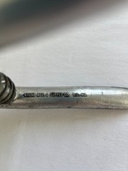 VINTAGE STONE MFG SUPPLY CO LIVESTOCK PIG TATTOO PLIERS + DIGITS KANSAS CITY MO