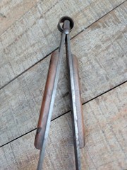 Vintage Wood Handled Non-adjustable Tweezer Dividers Unmarked…9″