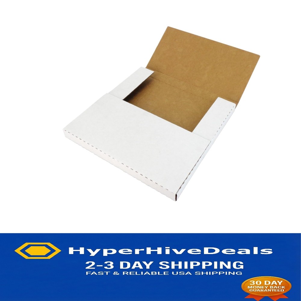 Protective 10-Pack White Shipping Mailers for 12″ Vinyl LPs – Strong Design