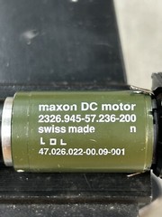 QTY 1 MAXON GEAR MOTOR 19:1 RATIO CORELESS ARMATURE 3-24 VDC REVERSIBLE