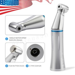Yabangbang Dental Low Speed Handpiece Contra Angle 1:1 Inner Water ISO E Type