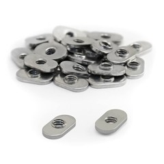 10 Series Stainless Steel T-Nuts 1/4-20 for Aluminum Extrusions – 25 Pack