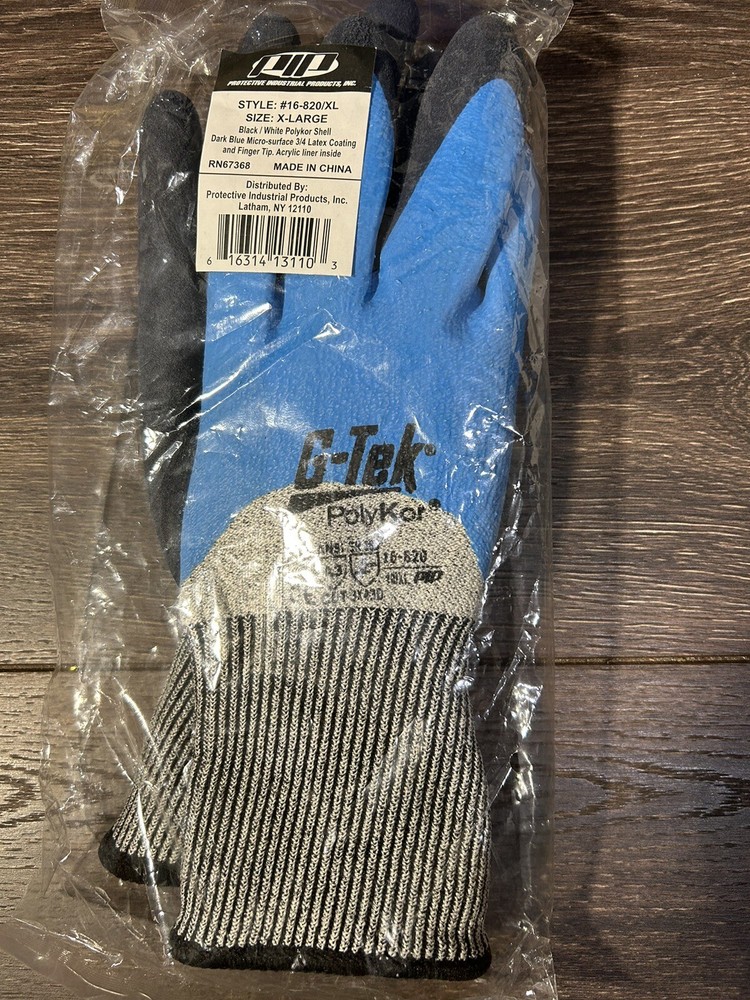 G-TEK Micro-Surface XL Gloves HPPE Black by Protective Industrial Products PIP