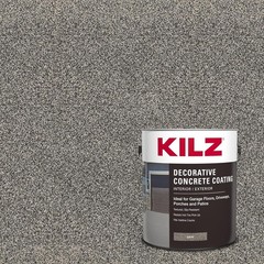 Slip Resistant Gray Concrete Paint, Interior/Exterior, 1 Gal