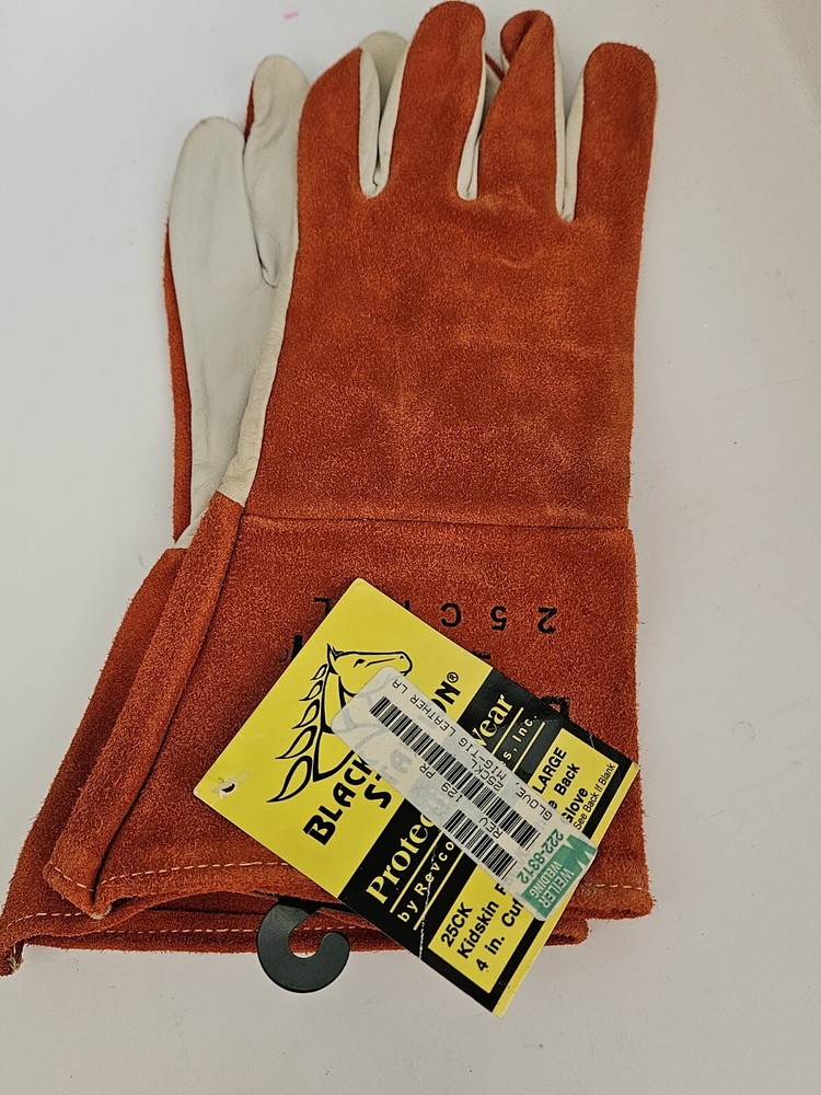 MIG Gloves Revco Black Stallion 25CK Kidskin Palm / Cowhide Back NEW TIG