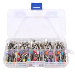 200 PCS Dental Nylon Polishing Flat Latch Polisher Prophy Brush Disposable mixed