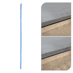 PU Concrete Edge Form Mold Stone Texture for Wall Floor 230 × 4 cm