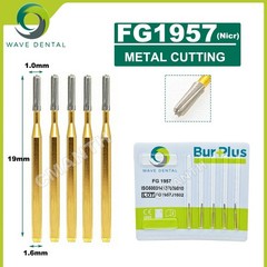 US WAVE Dental Tungsten Carbide Burs High Speed Drills FG1957/FG1958 Dia. 1.6mm
