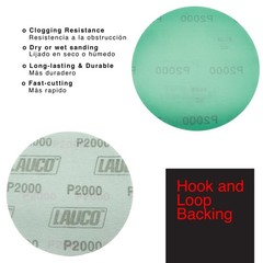 Premium 6″ Hook and Loop Sanding Discs (Box of 50) – Hook and Loop Backing
