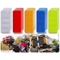 Reflective Tape 50PCS Waterproof Safety Stickers Vehicles Bikes Helmets New