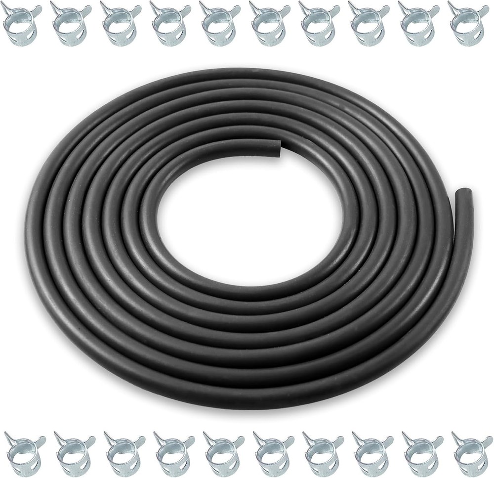 3/16 Inch ID Fuel Line Hose 10 Feet for Small Engine Genera Size: 3/16 ID-10ft