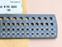 STARRETT No.186 Drill & Steel Wire Gage With “Black Matte Finish”. USA Made 🇺🇸