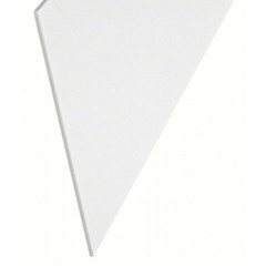 1/16″ Thick UHMW Plastic Sheet 24″ L x 12″ W Off-White Opaque