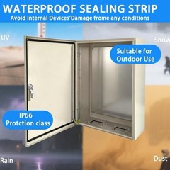 Steel Electrical Box Electrical Enclosure Box 10x8x6” Carbon Steel IP66
