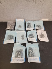 Molar Bands. Dental, Stainless, Various Sizes 300+ Count (Z8)