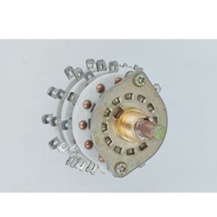 6P5T 6 Pole 5 Throw 3 Deck Band Channel 9.7MM Rotary Switch Selector HOT