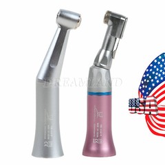 1-10 NSK Style Dental Slow Low Speed Handpiece Contra Angle silver/pink New 2F