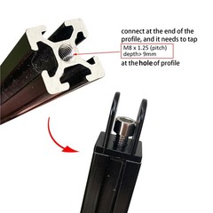 2 Sets Black 3030 Aluminum Extrusion Pivot Hinge Swivel Degree Angle Bracket …