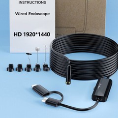 8LED Endoscope Inspection Camera Flexible Video Cam for iPhone iOS Android Phone