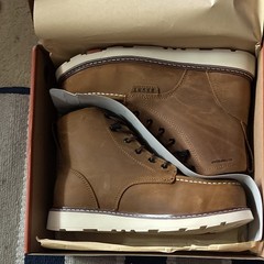 BRUNT Marin 6″ Comp Toe Waterproof Work Boots Brown Men’s 9D EH BRF10001-001