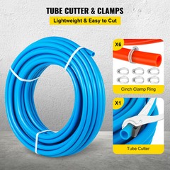1/2″ 2x 300ft Pex Pipe Tubing Oxygen Barrier EVOH Pex-B Red Radiant Floor
