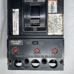 Westinghouse 2602D86G12 225 Amp 3 Pole 600 VAC KAM Frame Mining Circuit Breaker