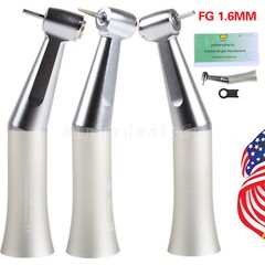 Dental Low Speed Handpiece Contra Angle Push Button Fit FG 1.6mm Diamond Bur FAG