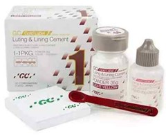 GC Gold Label Radiopaque Luting & Lining Glass Ionomer Cement 1- (1 PKG)