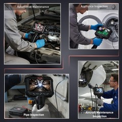 Ralcam 2-Way Borescope 6.2mm Slim Probe Inspection Camera Endoscope with Light