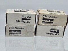 4 Lot | Vtg 1980s NOS PARKER Needle Valve 1/4″ NPT, 4M-V4-AK-B