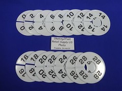 0-28 Clothing Rack Round Size Divider Women’s Assortment Hanger Retail Store