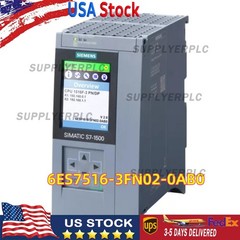 New Siemens S7-1500F, CPU 1516F-3 PN/DP 6ES75163FN020AB0 6ES7516-3FN02-0AB0