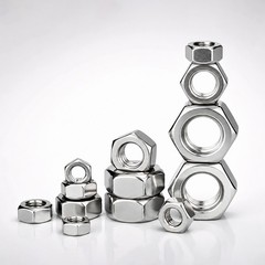 Metric Hex Nuts Stainless Steel 18-8 DIN 934 M2 M2.5 M3 M3.5 M4 M5 M6 M8 M10 M12