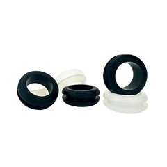 Clear Rubber Grommets – 3/4″ Inch Black or Clear Replacement for DIY Bong Kit