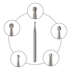 10-100 pcs Dental Tungsten Steel Carbide Crown Metal Cutting Burs For High Speed