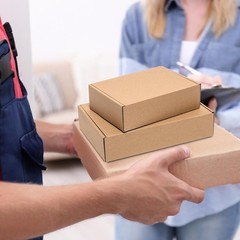 25 Pack Brown Shipping Boxes 9x6x2