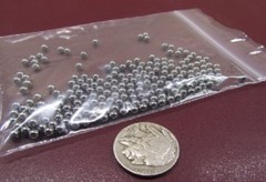 Metric 3.5 mm Dia. +/-.0025 mm, 52100 Alloy Steel Balls, 200 Pcs