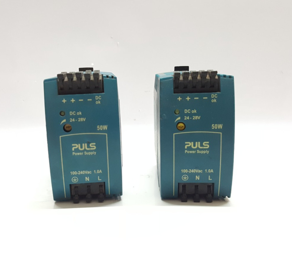 PULS ML50.100 POWER SUPPLY 100-240V 1.0 A 50-60Hz / LOT OF 2