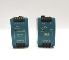 PULS ML50.100 POWER SUPPLY 100-240V 1.0 A 50-60Hz / LOT OF 2