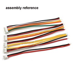 100pcs 10cm Wires with 25 Sets JST PH2.0 2.0mm Connector Kit Plug Header 2P-6P