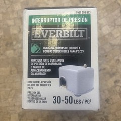 Everbilt 1001098873 Pressure Switch 30-50 PSI NEW