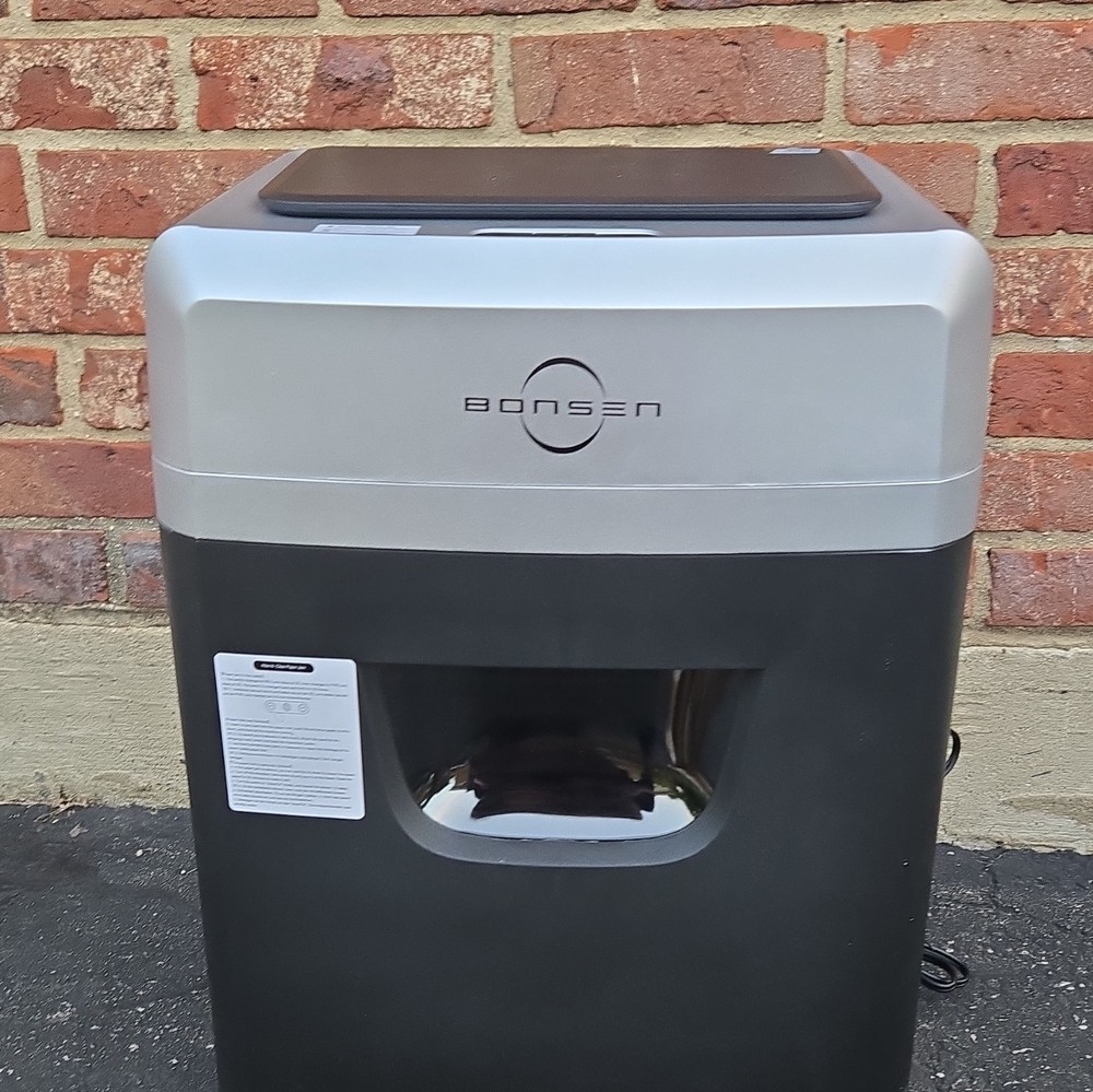 Bonsen S3105 Auto-Feed Micro-Shred Paper Shredder 150-Sheet Pull-Out Bin