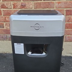 Bonsen S3105 Auto-Feed Micro-Shred Paper Shredder 150-Sheet Pull-Out Bin