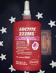Loctite 222MS 250mL Low Strength Thread Locker 22241 FREE SHIPPING