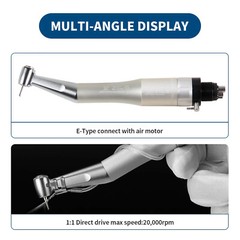 NSK Style Dental Slow/Low Speed Push Contra Angle Handpiece Fit FG 1.6mm Burs