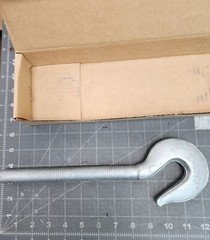7/8” Thread x 12” Galv. Turnbuckle Hook End 3200 Pounds 12” Take Up 2ULL8 [B4S2]