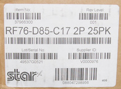 25 Pack Star Micronics 2-Ply Carbonless 3″ x 100′ Receipt Rolls for SP500 SP700